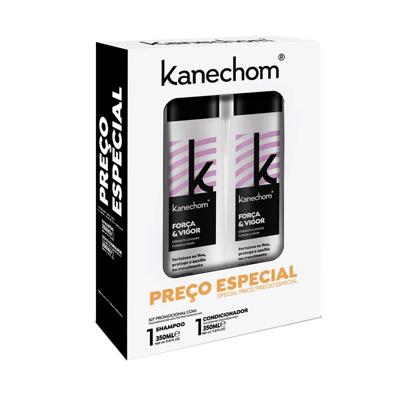 Kanechom Força E Vigor kit Shampoo & Conditioner 350ml - Keratinbeauty